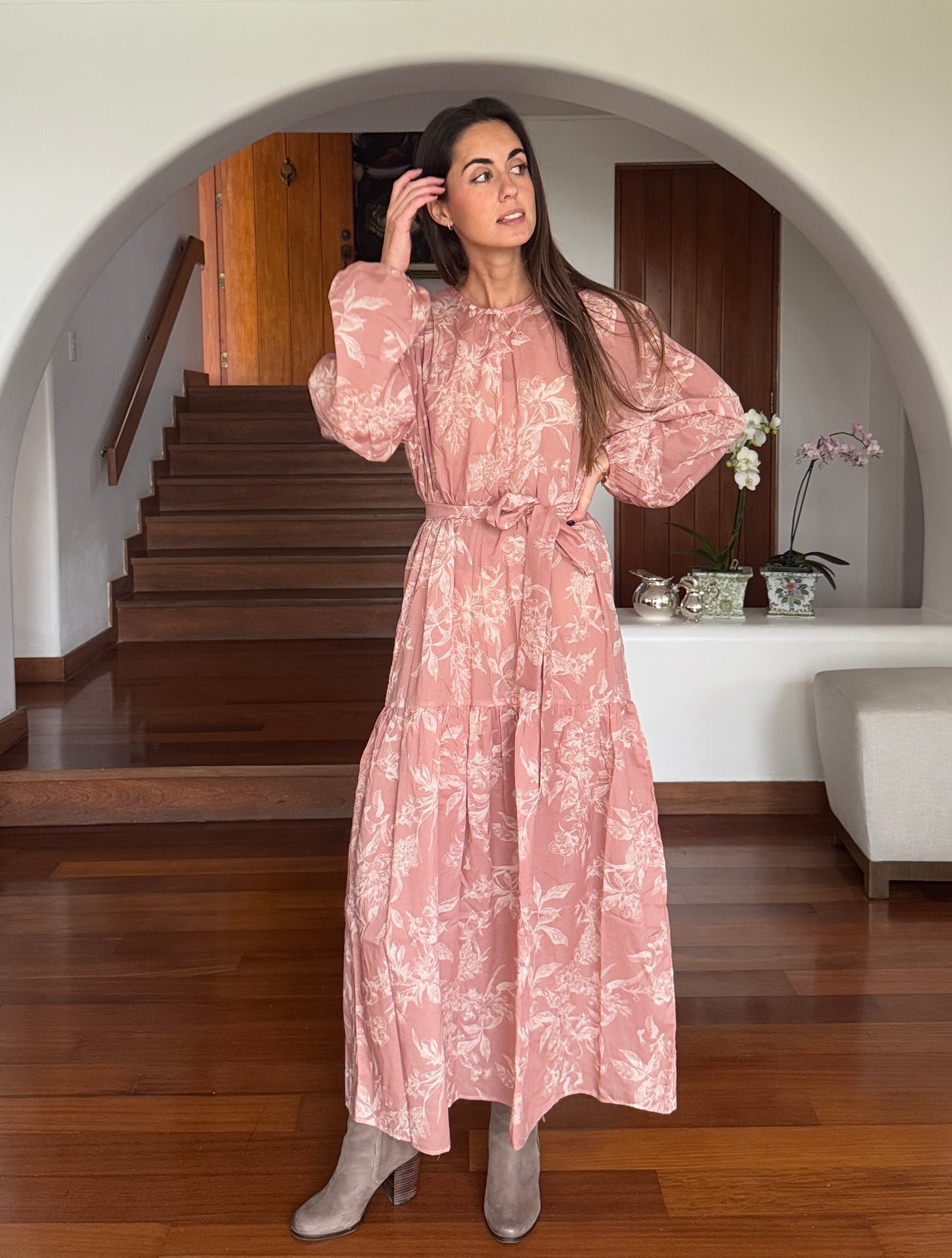 Vestido Bianca Palo Rosa