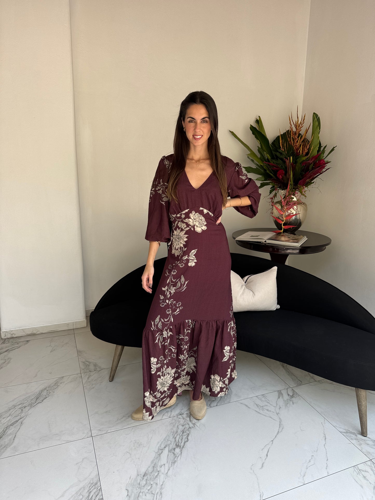 Vestido Sofía Morado - Edición Limitada