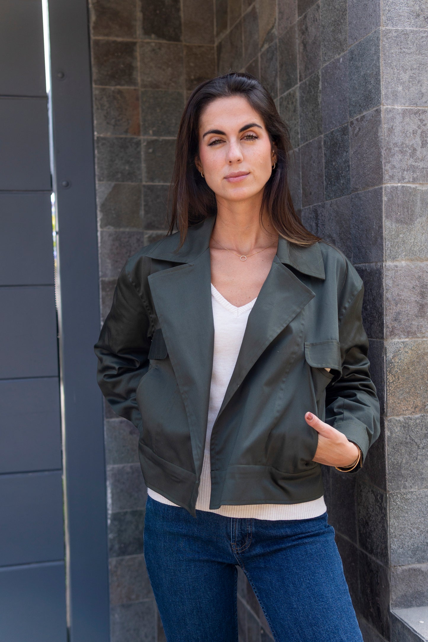 Blazer Antonia Verde Olivo