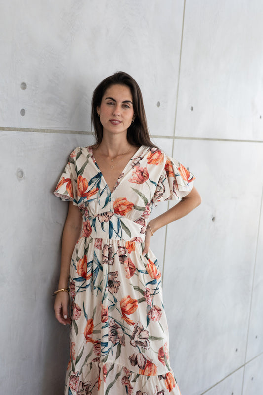 Vestido Lore tulipanes