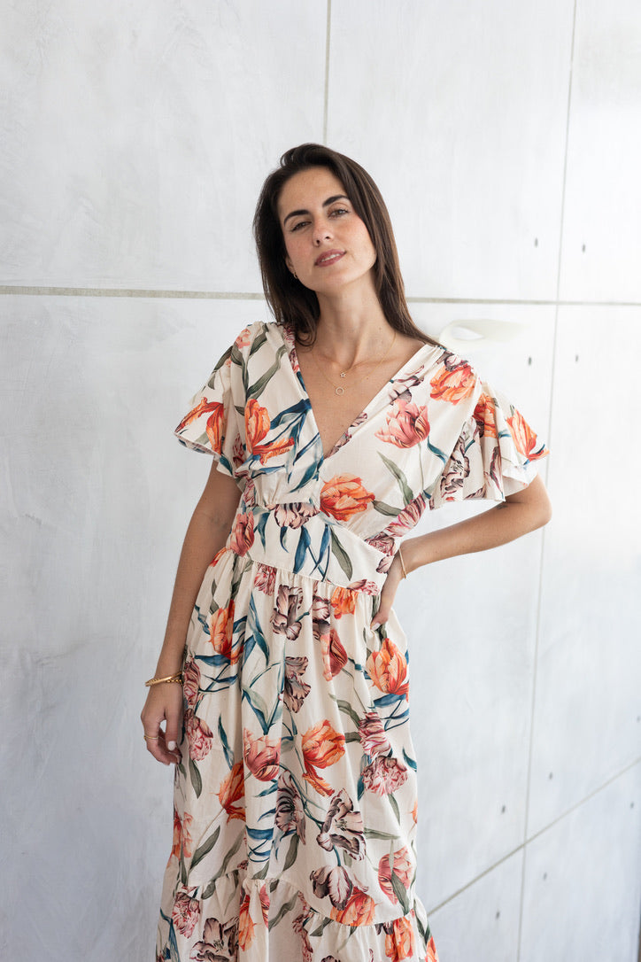 Vestido Lore tulipanes