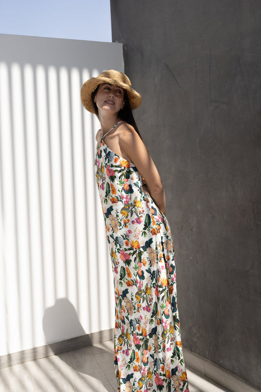 Vestido Halter Floreado