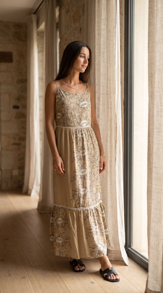 Vestido Arantxa Beige