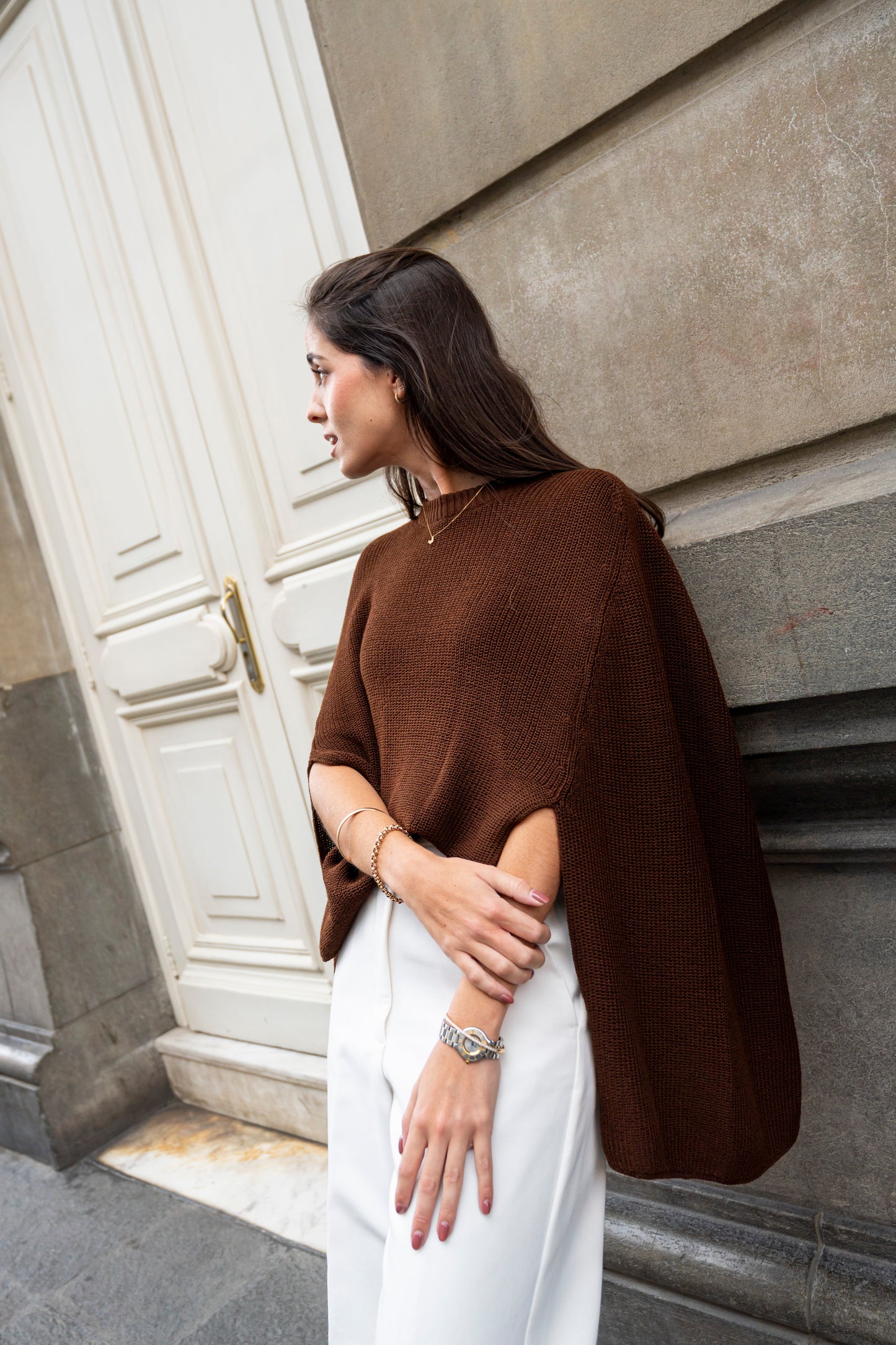 Capa tejida Dark Brown