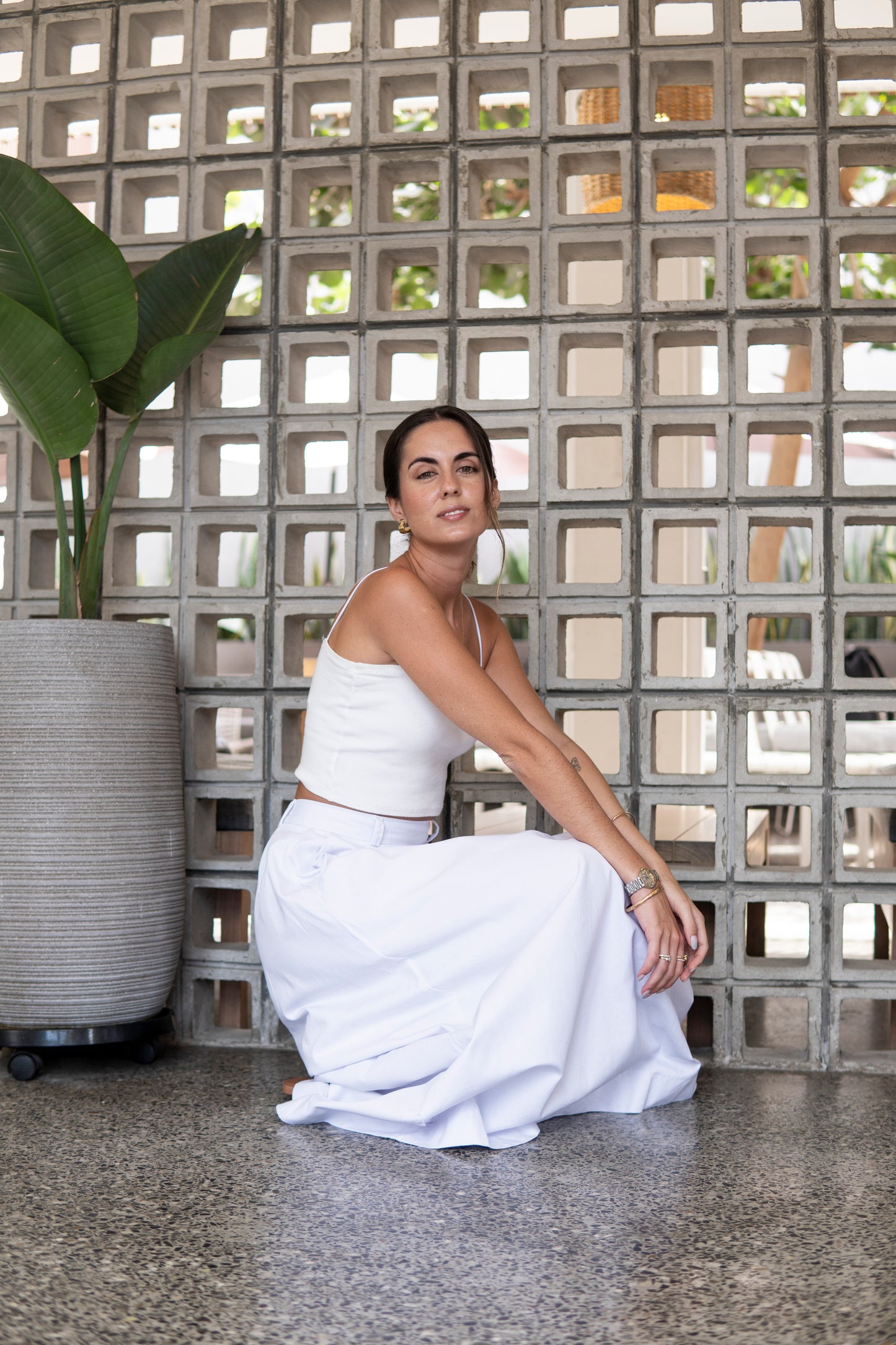 Falda Gaia Blanca