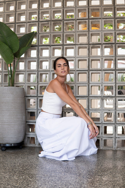 Falda Gaia Blanca