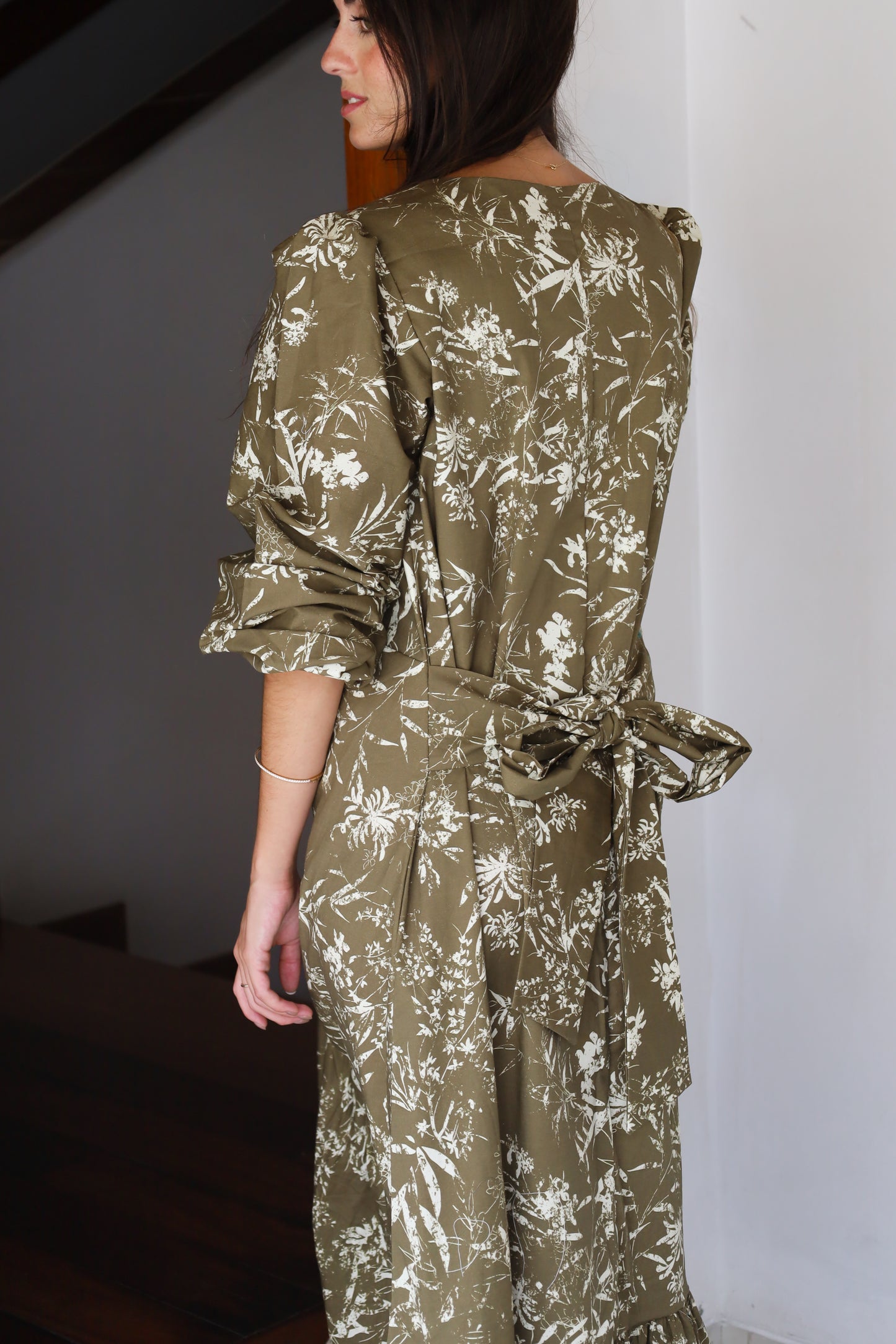 Vestido Sofia Verde Olivo