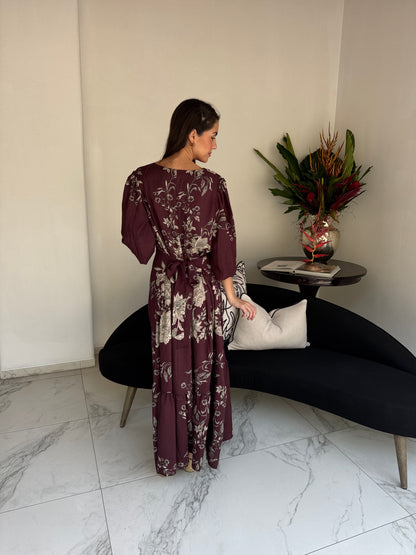 Vestido Sofía Morado - Edición Limitada