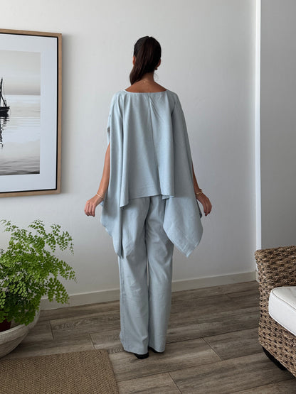 Set Capa Lino Baby Blue