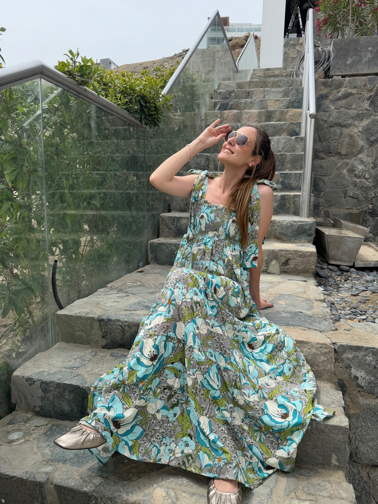 Vestido Isabella Turquesa