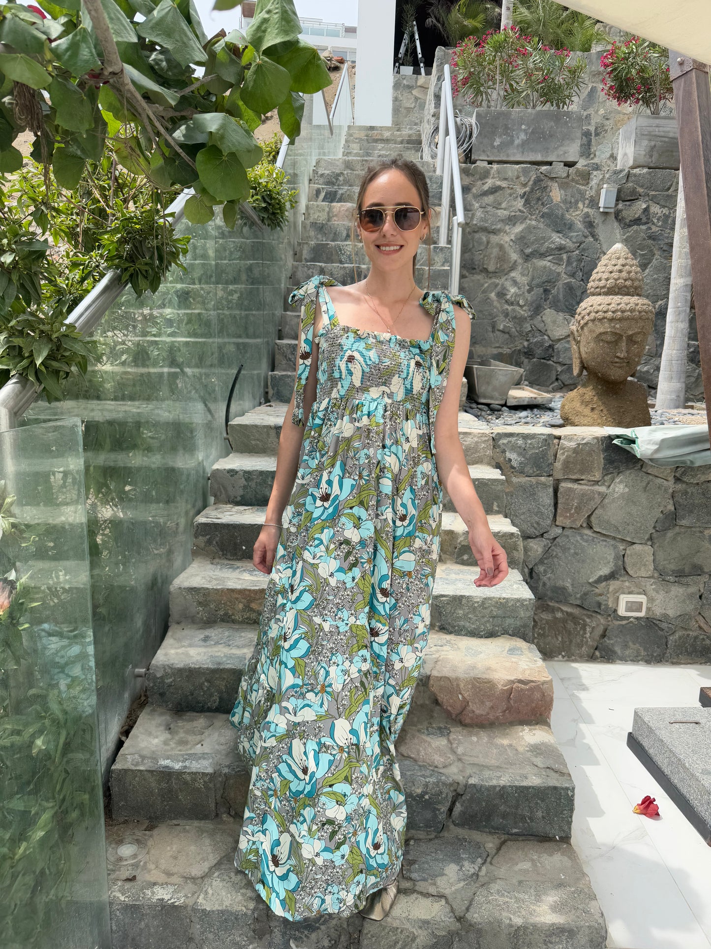 Vestido Isabella Turquesa
