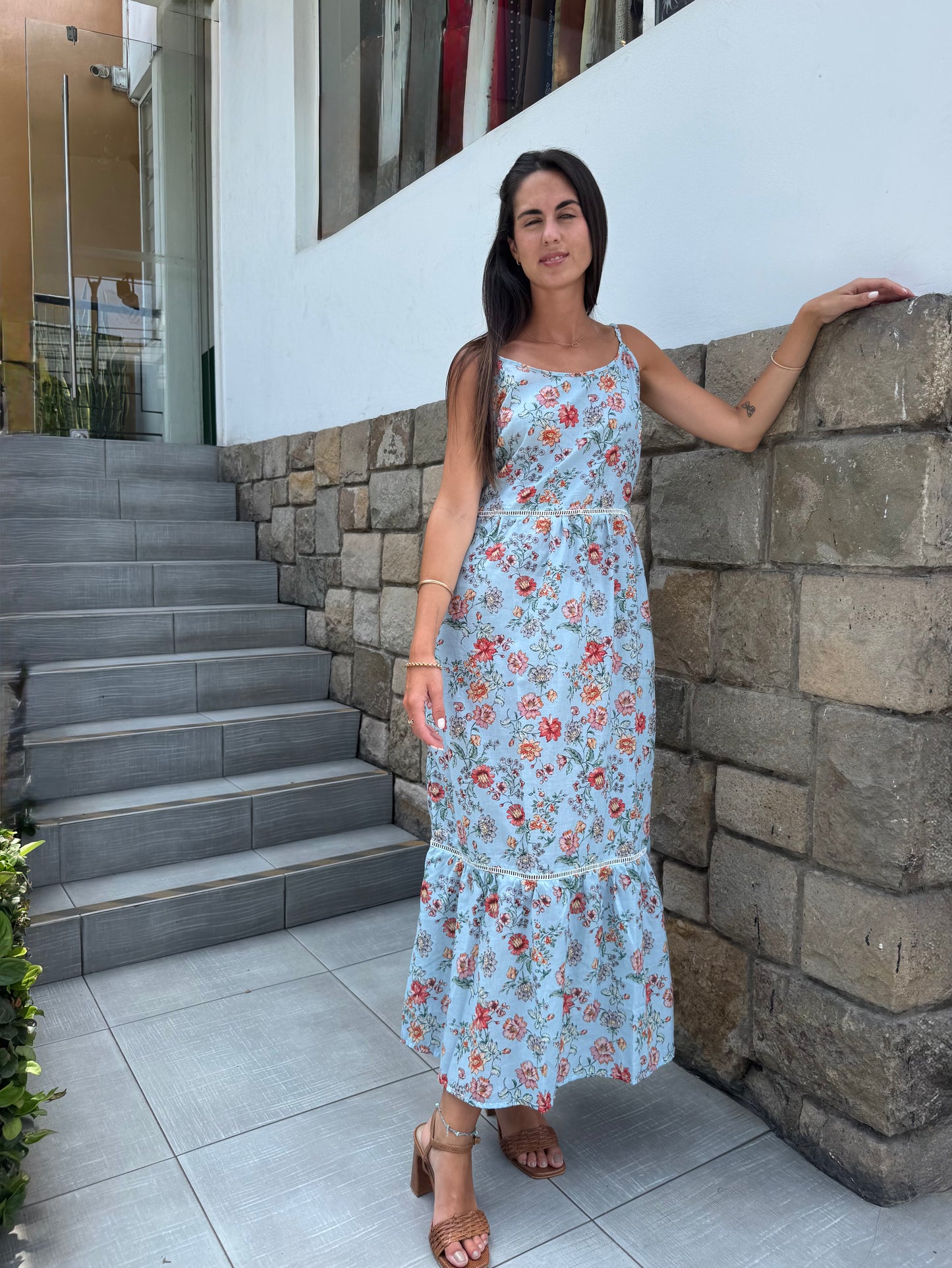 Vestido Arantxa Celeste