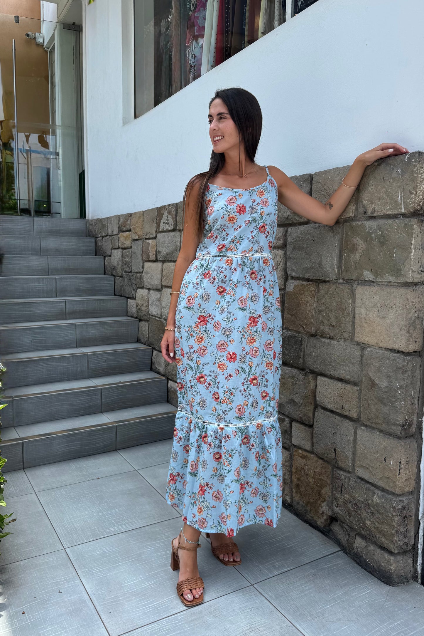 Vestido Arantxa Celeste