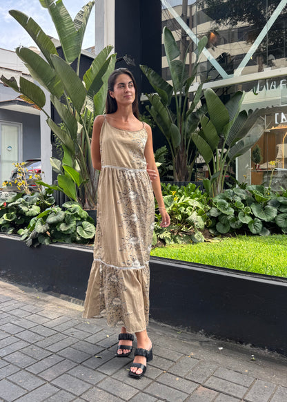 Vestido Arantxa Beige