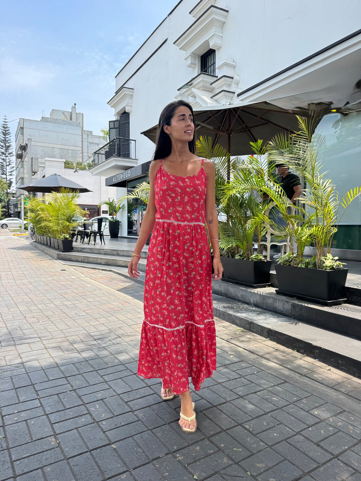 Vestido Arantxa Rojo