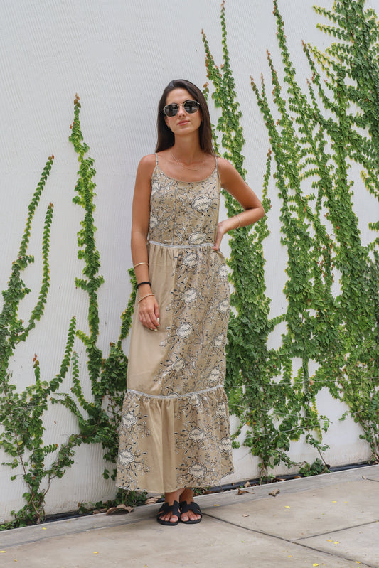 Vestido Arantxa Beige
