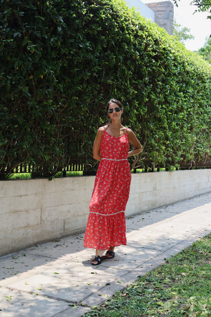 Vestido Arantxa Rojo