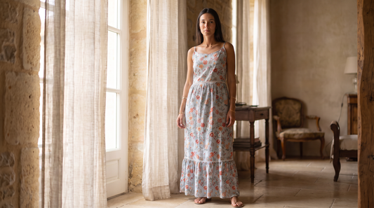 Vestido Arantxa Celeste