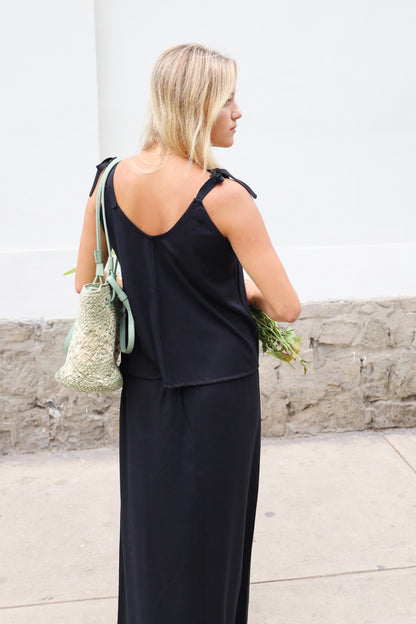 Set Magnolia Negro -  100% Linen